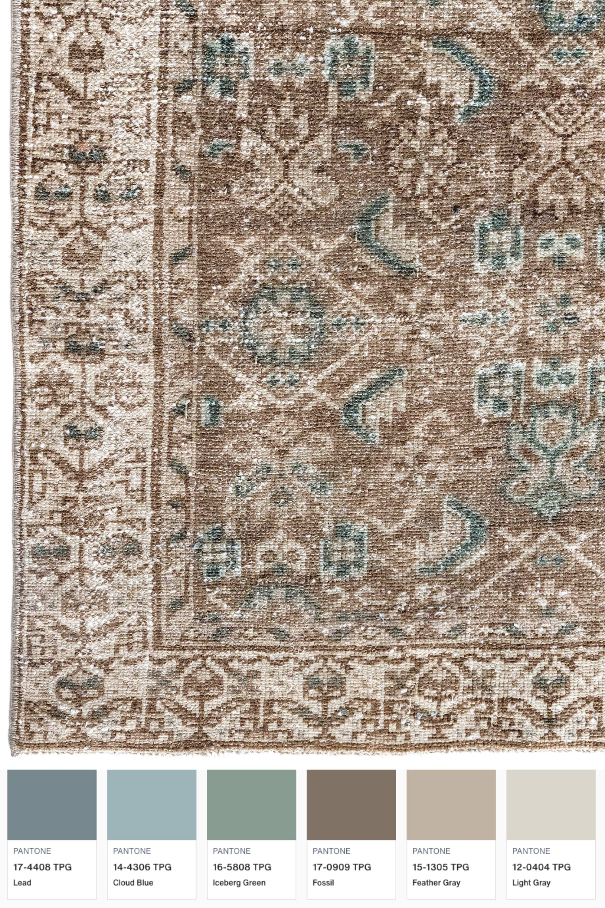 District Loom 1900s Antique Persian Malayer Runner Rug 2'10" x 11'7"