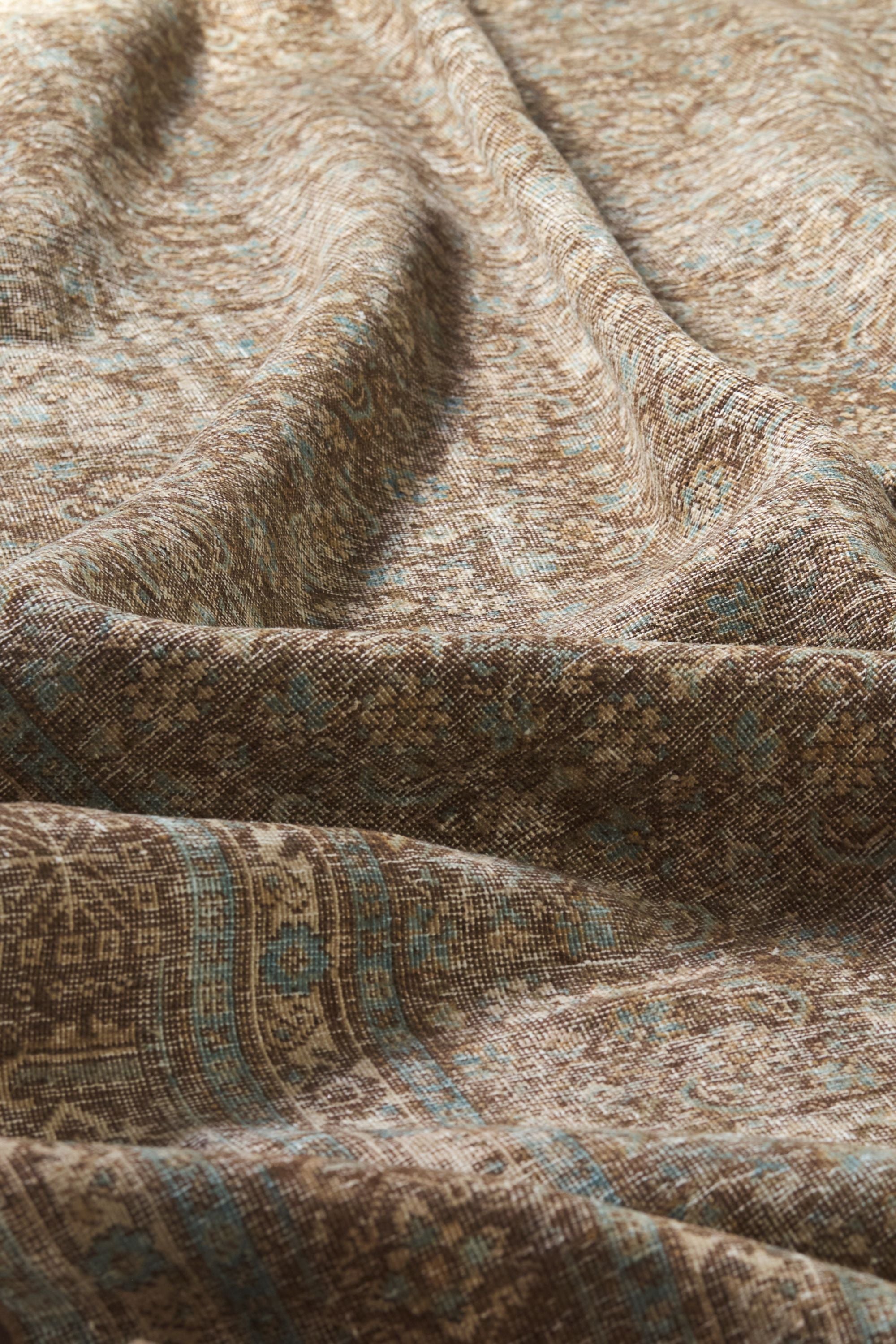 District Loom 1930s Vintage Persian Malayer Area Rug 7'10" x 14'9"