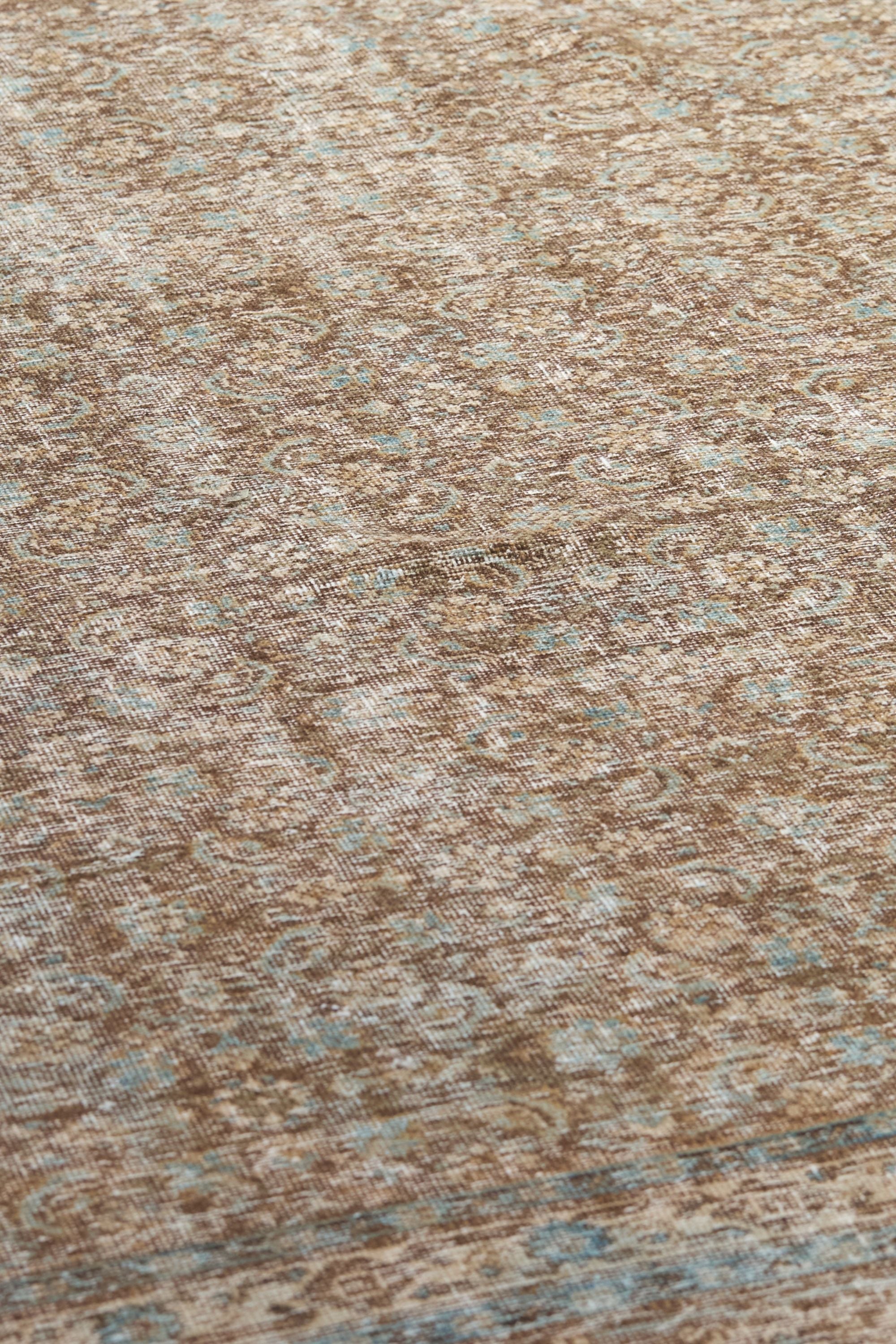District Loom 1930s Vintage Persian Malayer Area Rug 7'10" x 14'9"