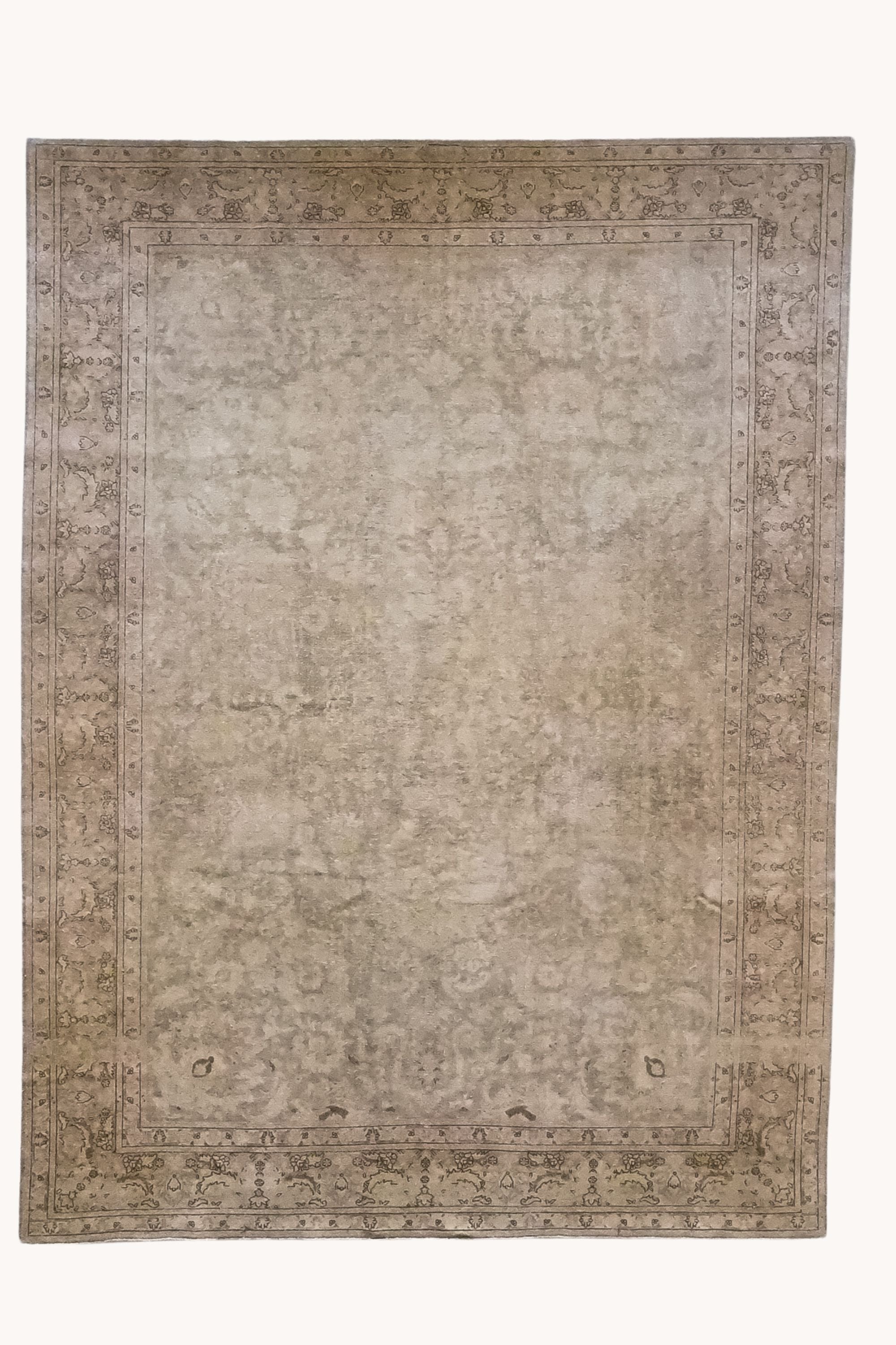 District Loom 1920s Antique Persian Tabriz Area Rug 9'5" x 12'9"