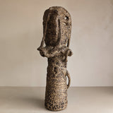 Signed Vintage Edna Arnow "Crud Glaze" Sculptural Pottery Vase