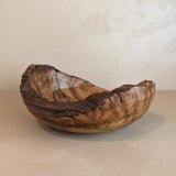 Hand-turned Live Edge Black Oak Wooden Bowl #2