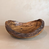 Hand-turned Live Edge Black Oak Wooden Bowl #2