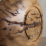 Hand-turned Live Edge Black Oak Wooden Bowl #2
