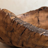 Hand-turned Live Edge Black Oak Wooden Bowl #2