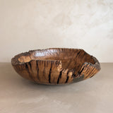 Hand-turned Live Edge Black Oak Wooden Bowl #1