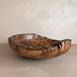 Hand-turned Live Edge Black Oak Wooden Bowl #1