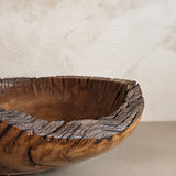 Hand-turned Live Edge Black Oak Wooden Bowl #1