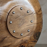 Hand-turned Live Edge Black Oak Wooden Bowl #1