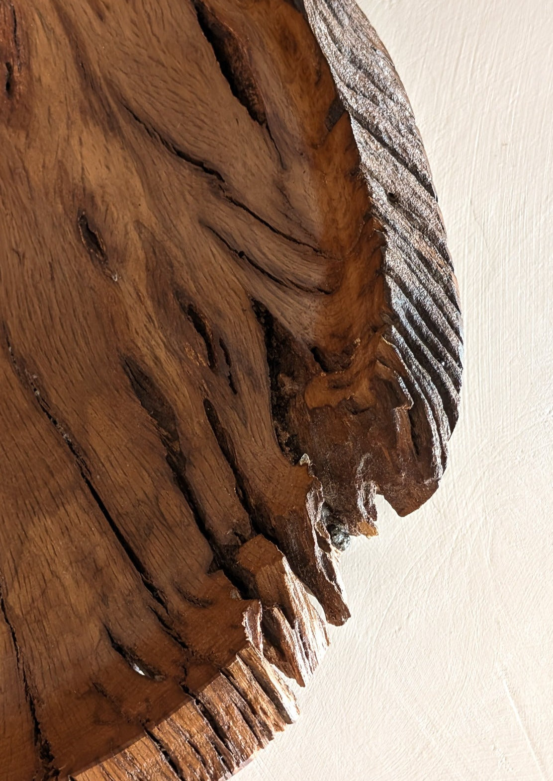 Hand-turned Live Edge Black Oak Wooden Bowl #1