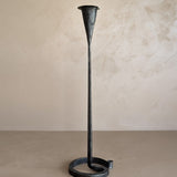 Signed Swedish Ingvar Westling Hand-forged Candlestick