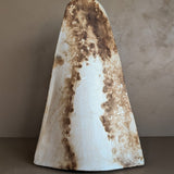 Neutral Signed Slab Pottery Sculptural Vessel