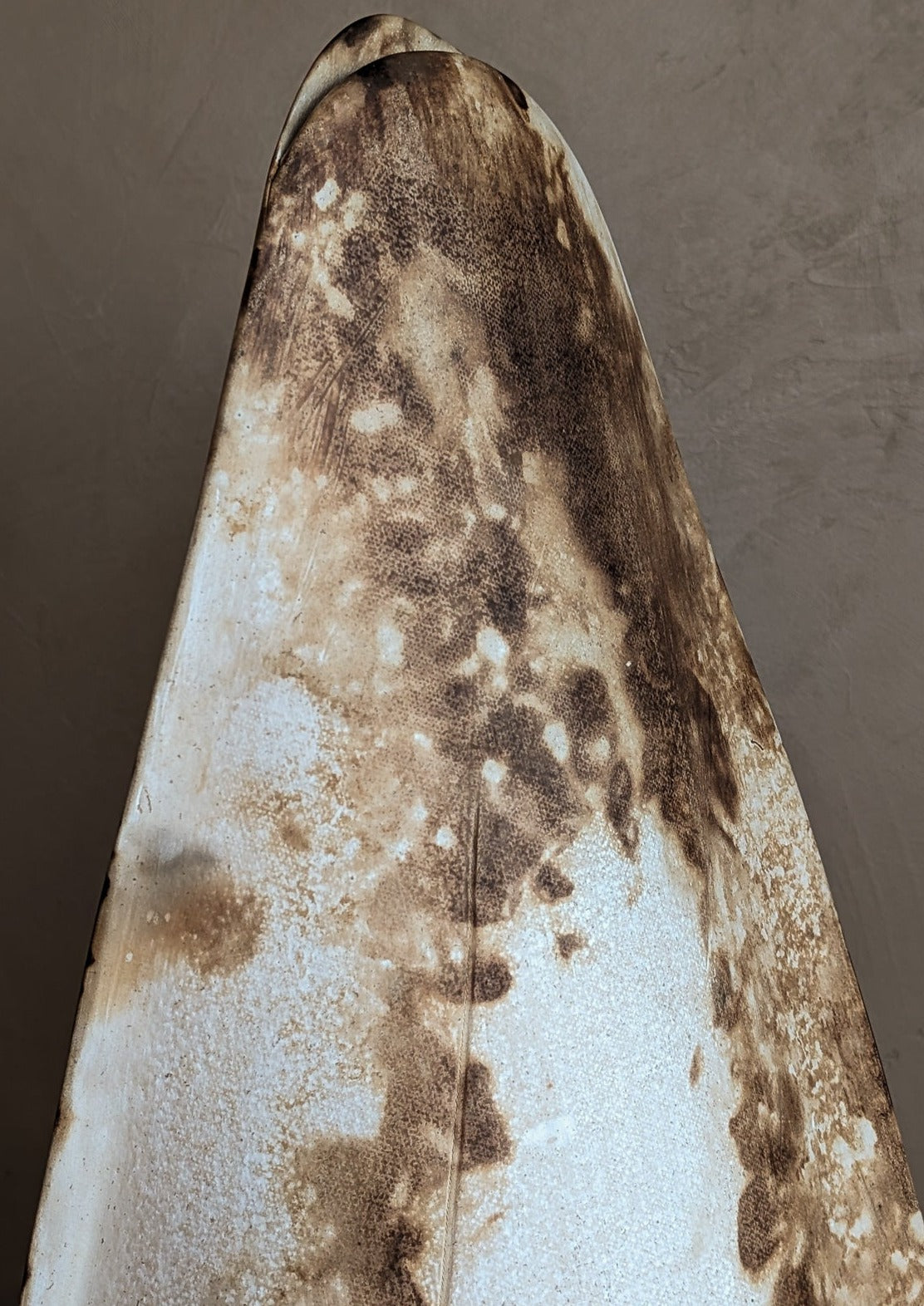 Neutral Signed Slab Pottery Sculptural Vessel