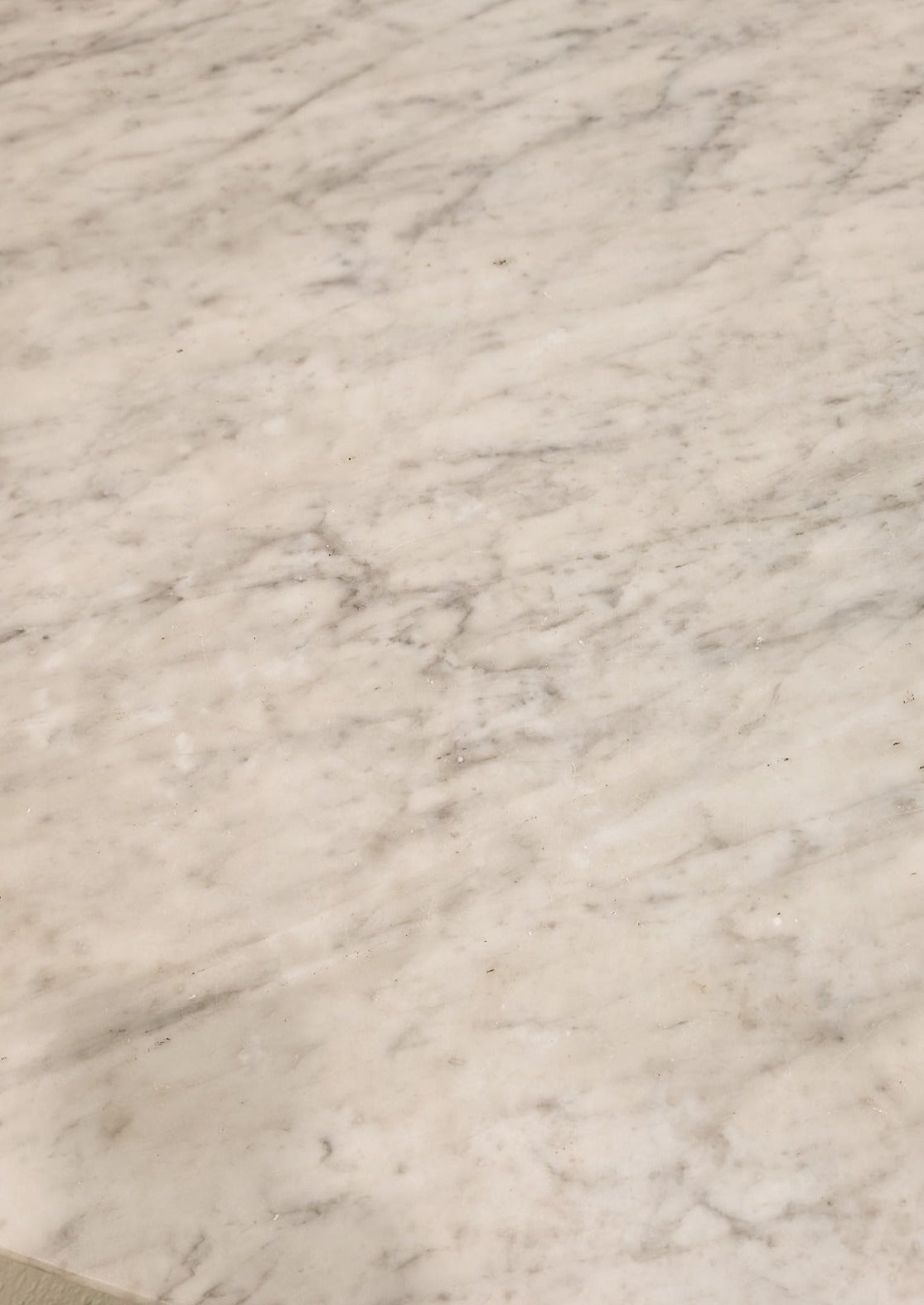 1966 Vintage Italian Oval Marble Dining Table