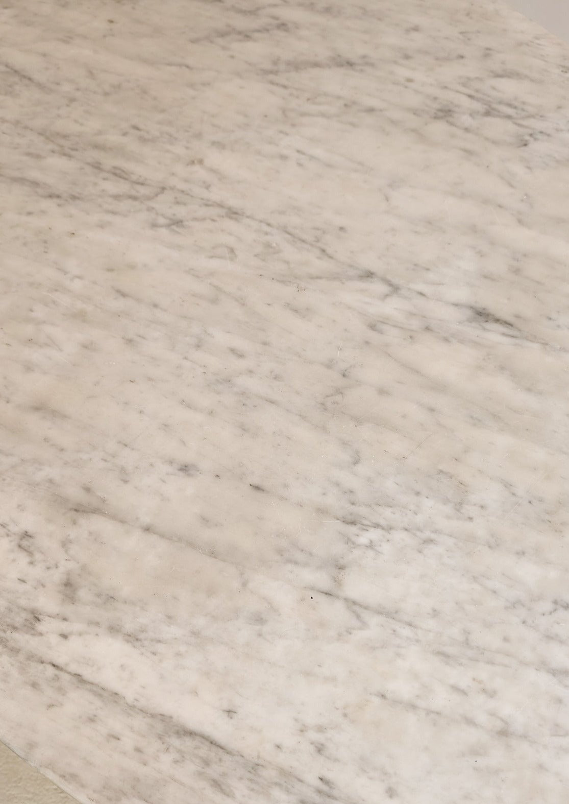 1966 Vintage Italian Oval Marble Dining Table