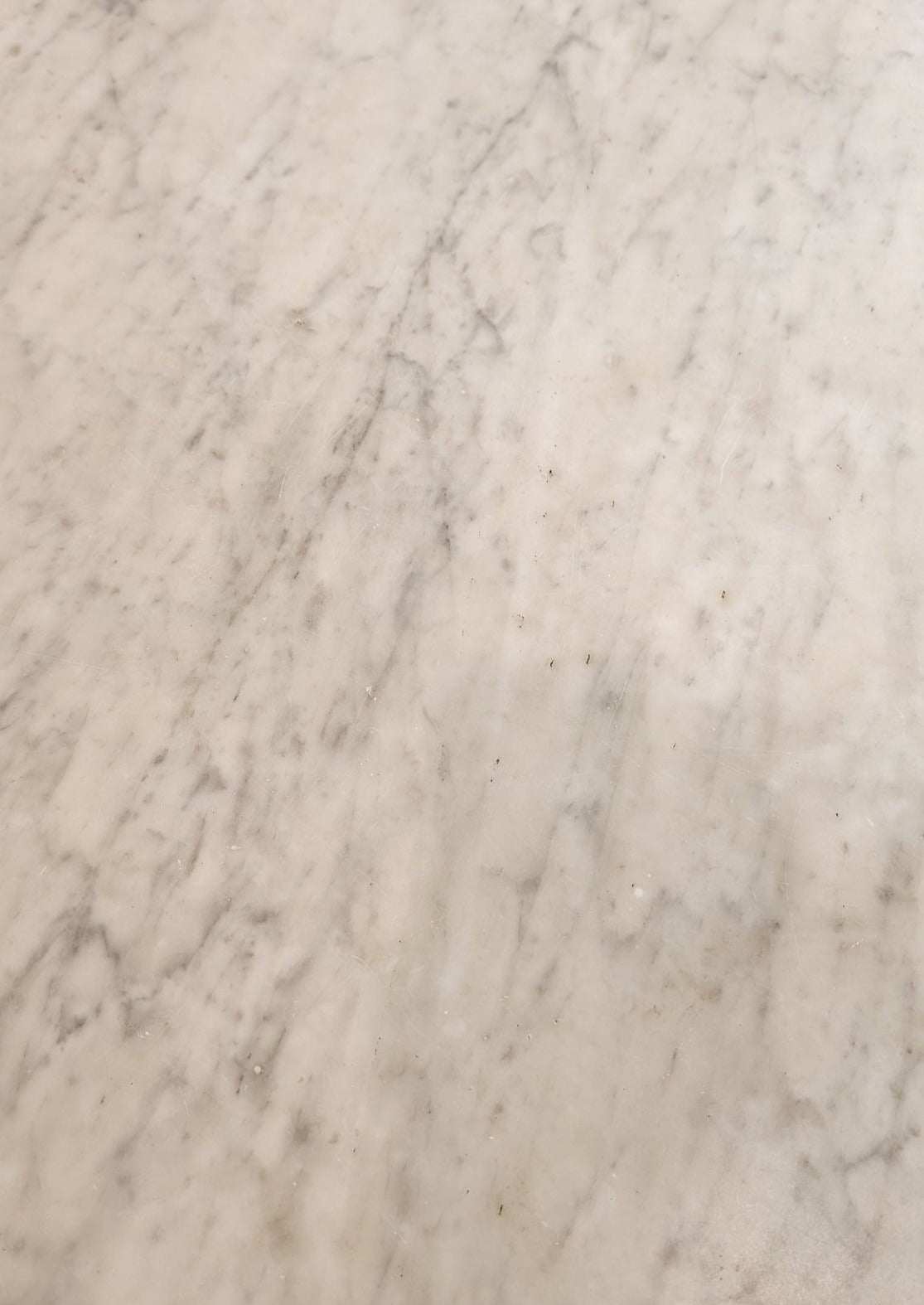 1966 Vintage Italian Oval Marble Dining Table