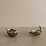 Petite Vintage Chinese Brass Footed Bowl - Sold Separately