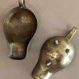 Petite Vintage Chinese Brass Footed Bowl - Sold Separately