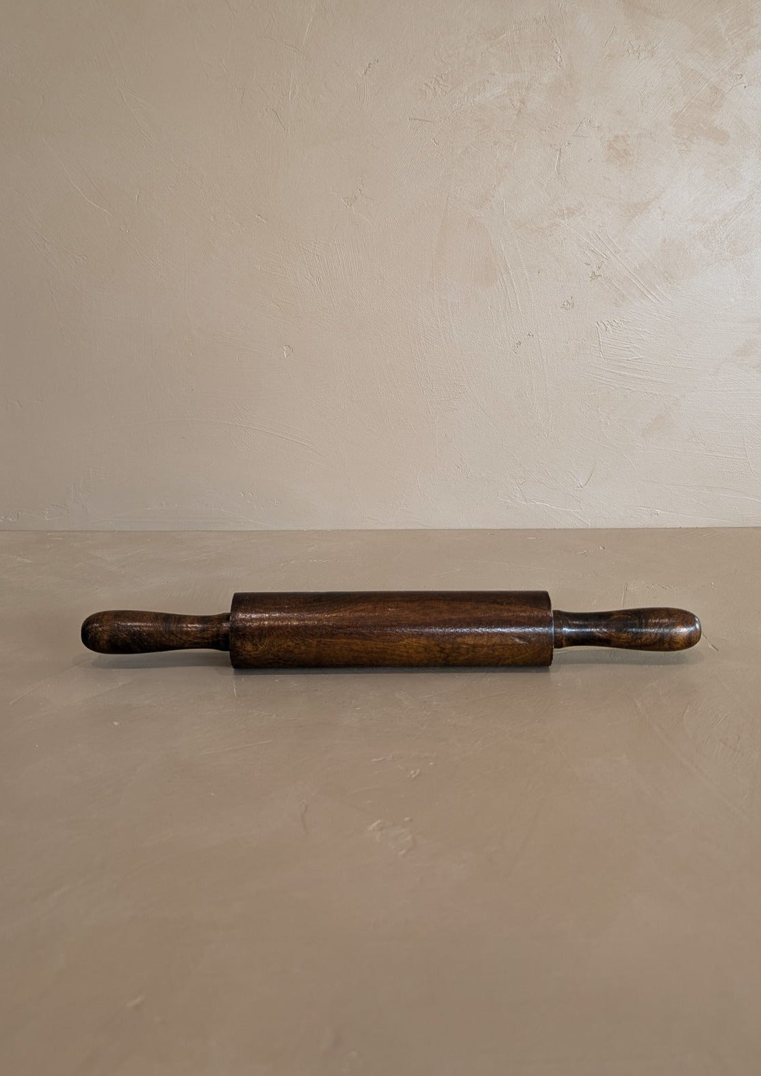 Vintage Dark Wooden Rolling Pin