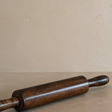 Vintage Dark Wooden Rolling Pin