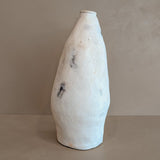 Signed Large Vintage Freeform Raku Pottery Vase