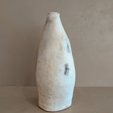 Signed Large Vintage Freeform Raku Pottery Vase