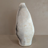 Signed Large Vintage Freeform Raku Pottery Vase