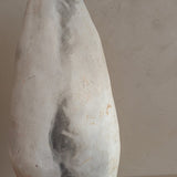 Signed Large Vintage Freeform Raku Pottery Vase