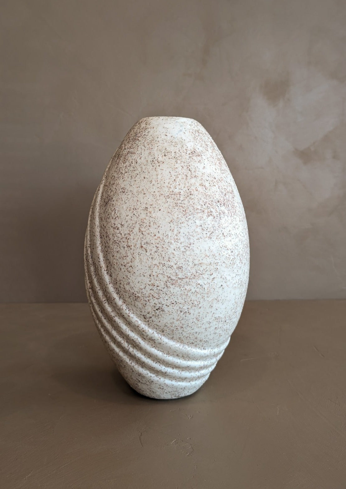 Signed Vintage Sculptural Textured Vase
