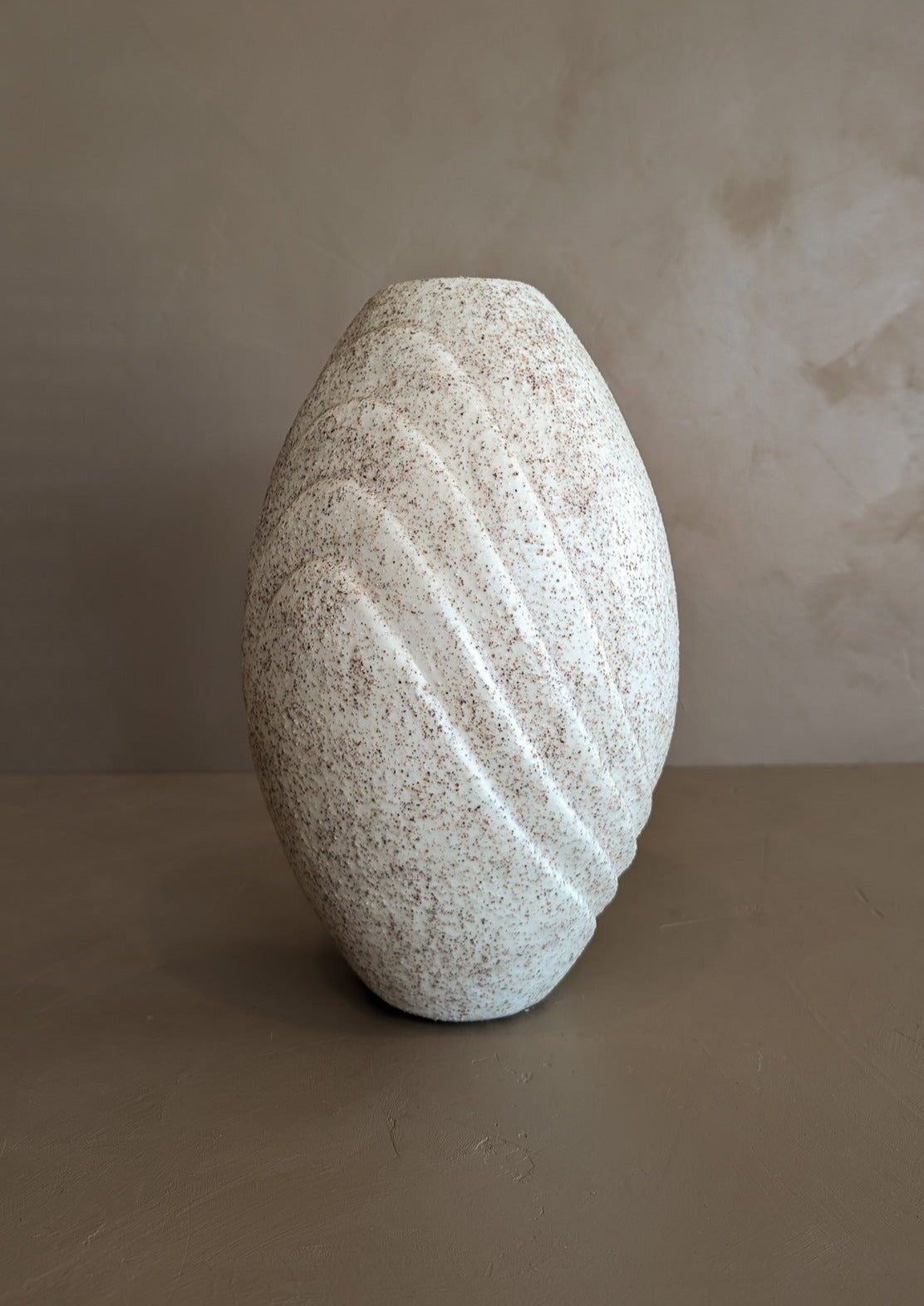 Signed Vintage Sculptural Textured Vase