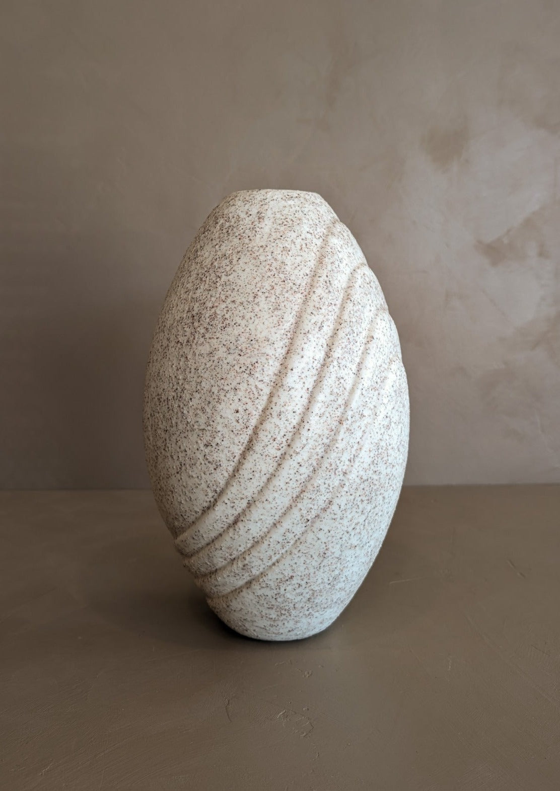 Signed Vintage Sculptural Textured Vase