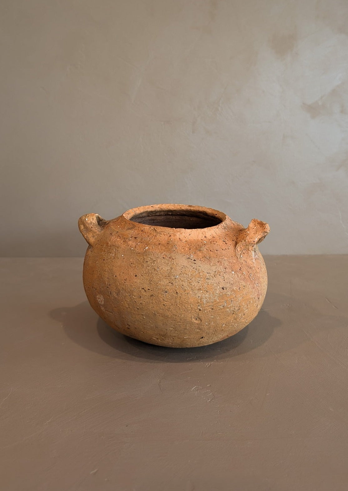 Handmade Colombian Clay Pot with Drainage Hole #4