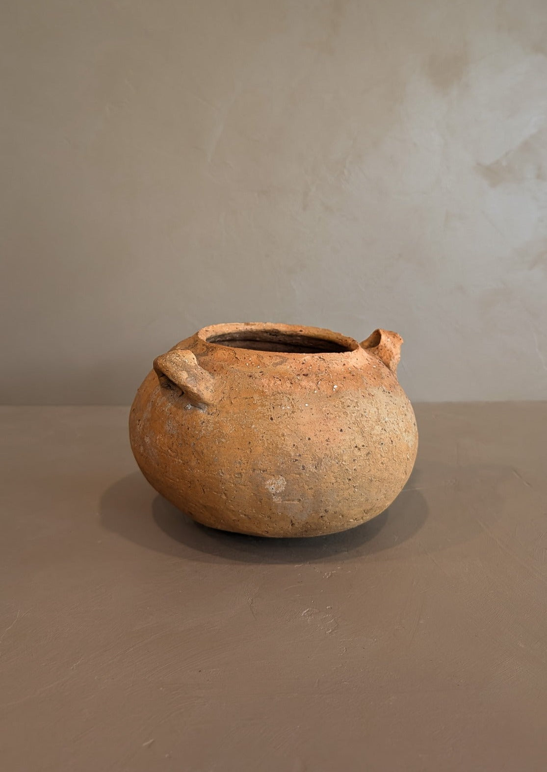 Handmade Colombian Clay Pot with Drainage Hole #4