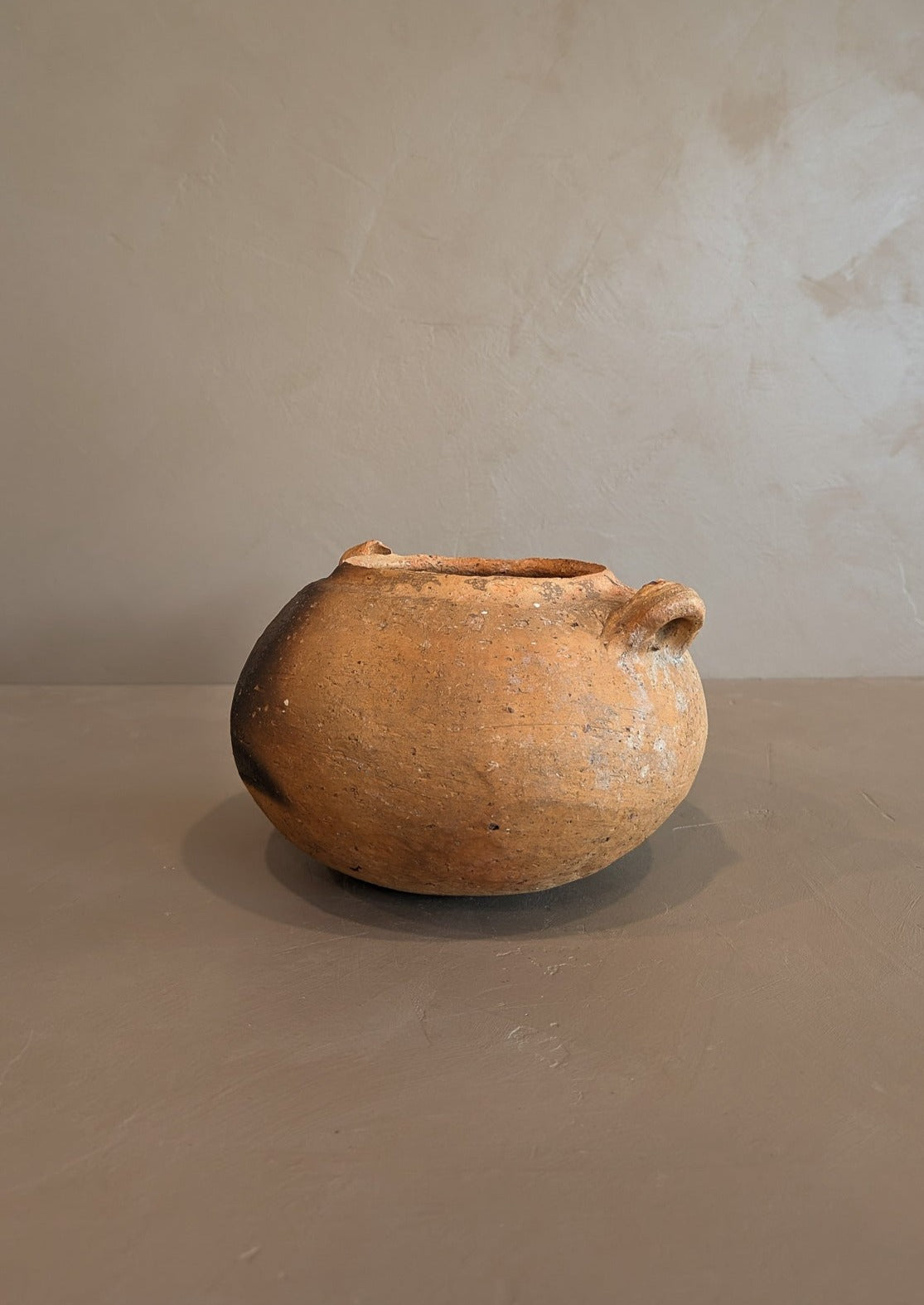 Handmade Colombian Clay Pot with Drainage Hole #4