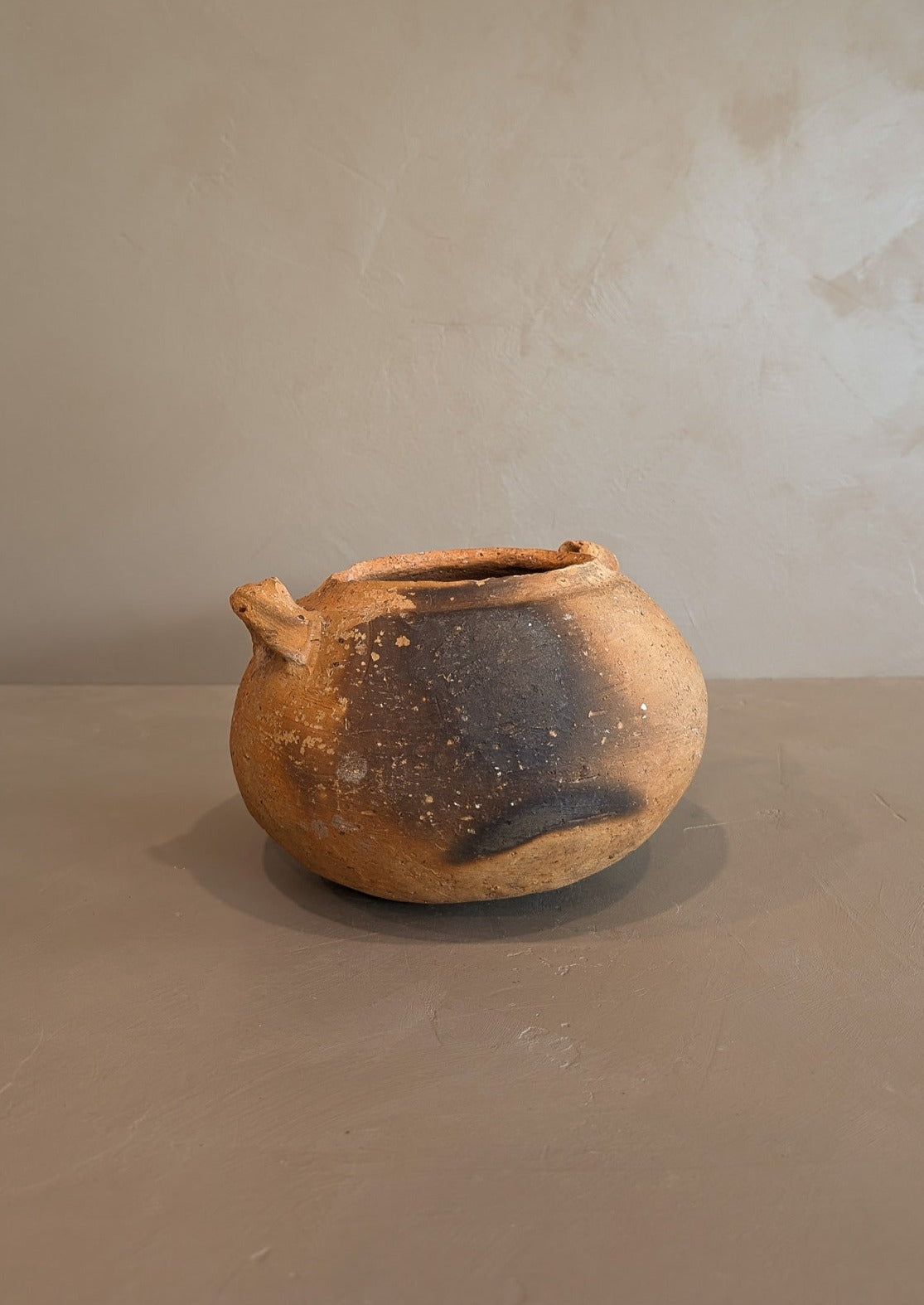 Handmade Colombian Clay Pot with Drainage Hole #4