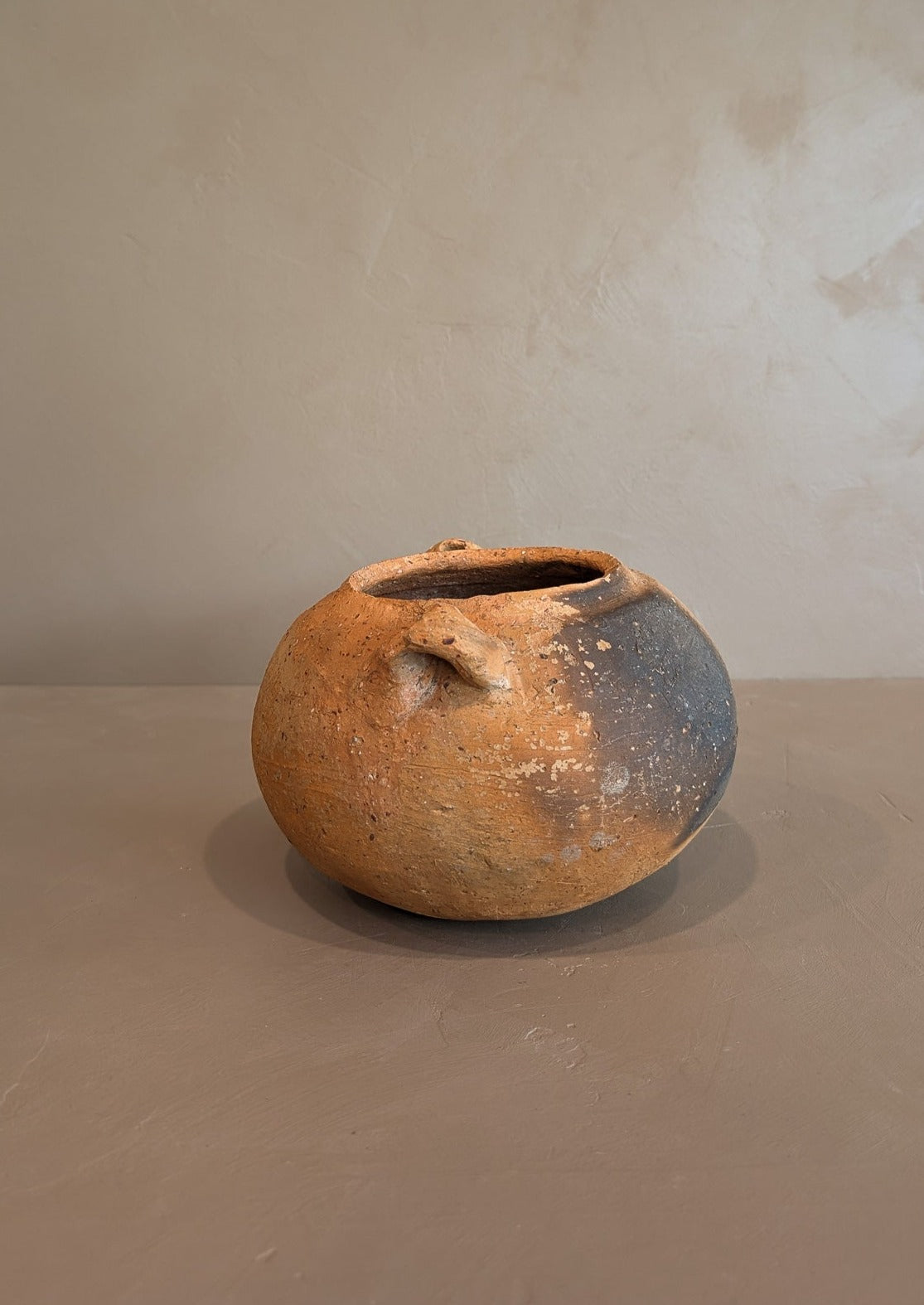 Handmade Colombian Clay Pot with Drainage Hole #4