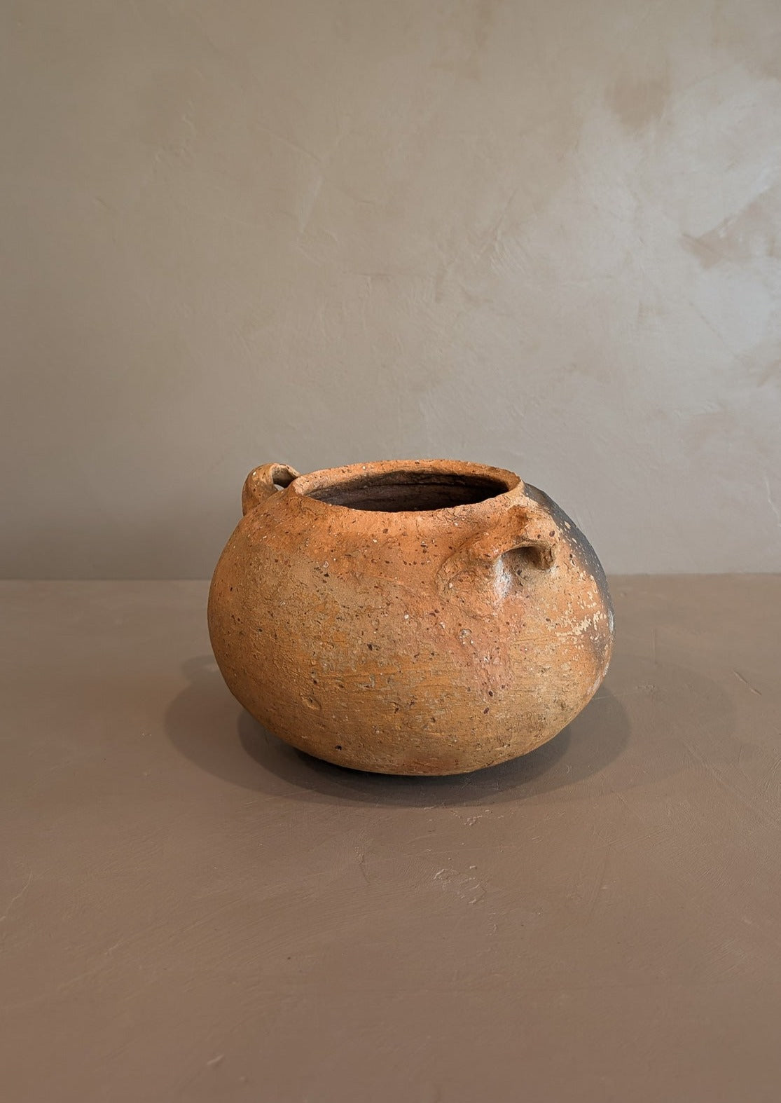 Handmade Colombian Clay Pot with Drainage Hole #4