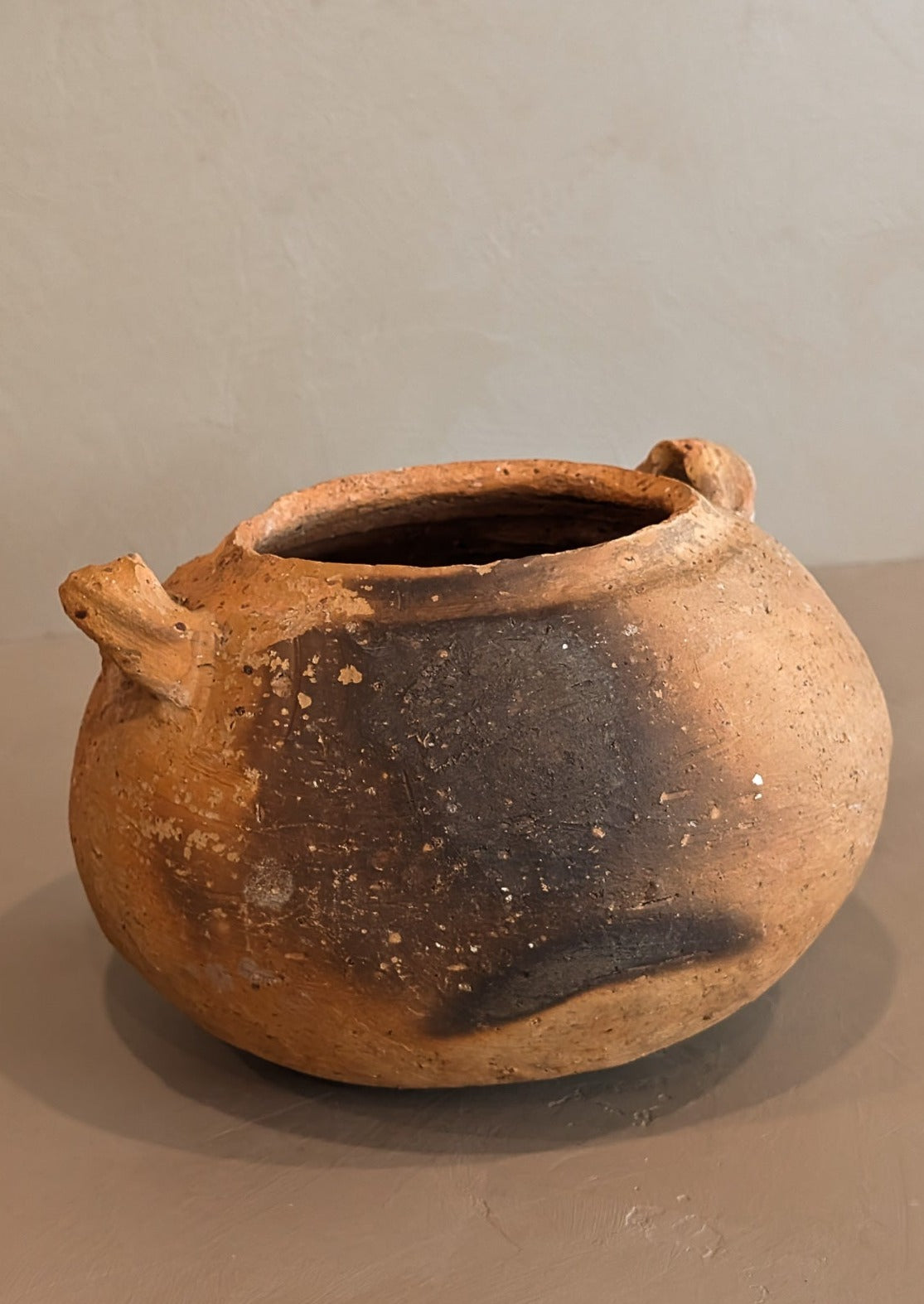Handmade Colombian Clay Pot with Drainage Hole #4