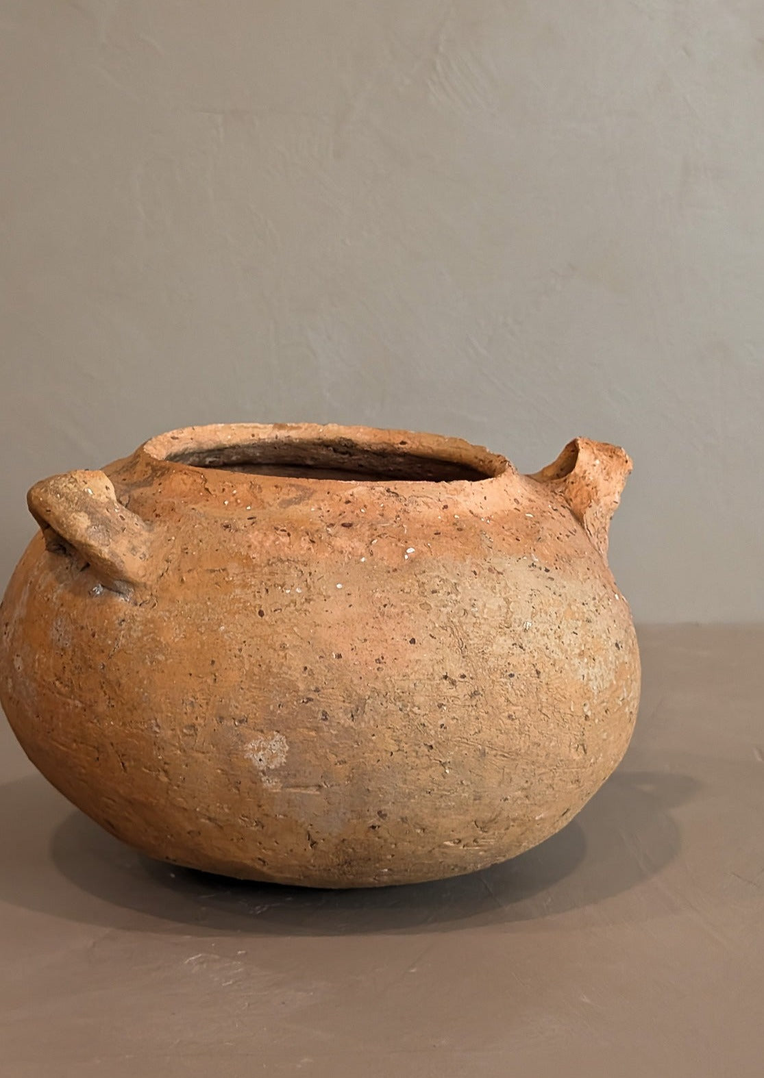 Handmade Colombian Clay Pot with Drainage Hole #4