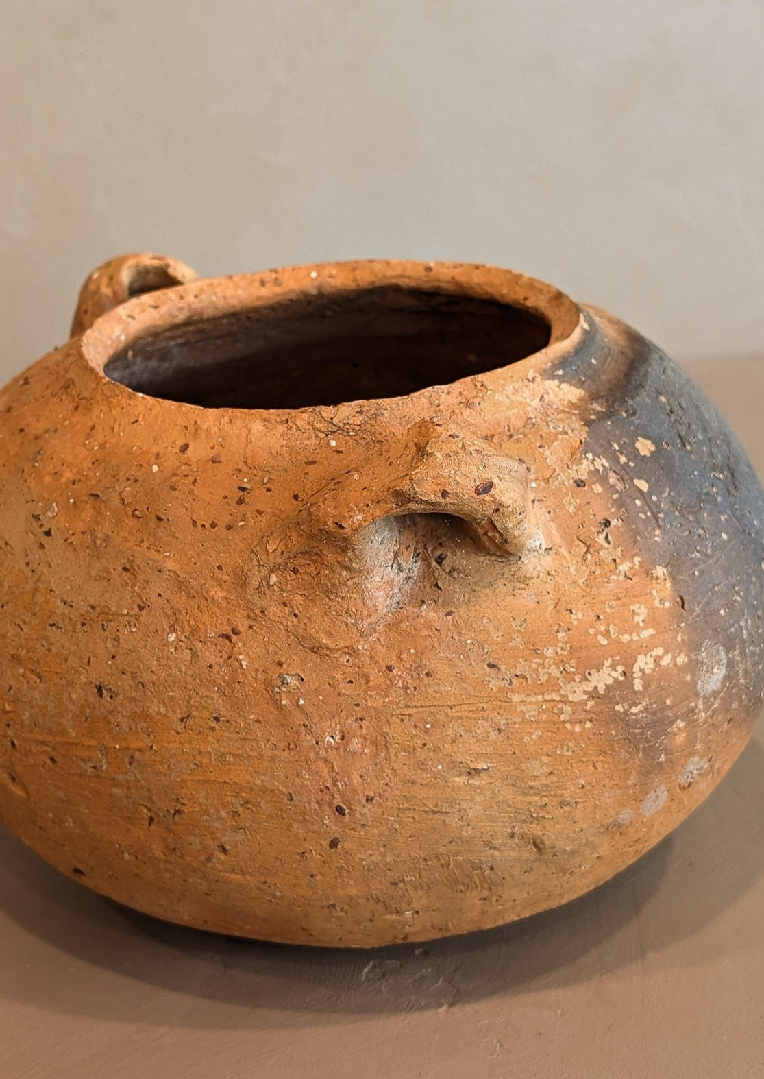 Handmade Colombian Clay Pot with Drainage Hole #4