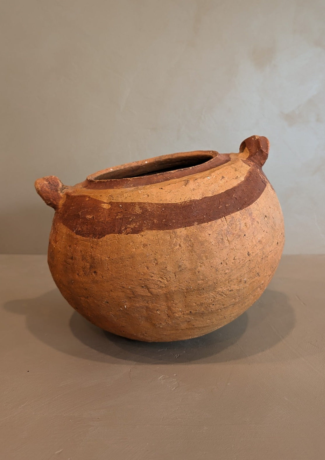 Handmade Colombian Clay Pot with Drainage Holes #5