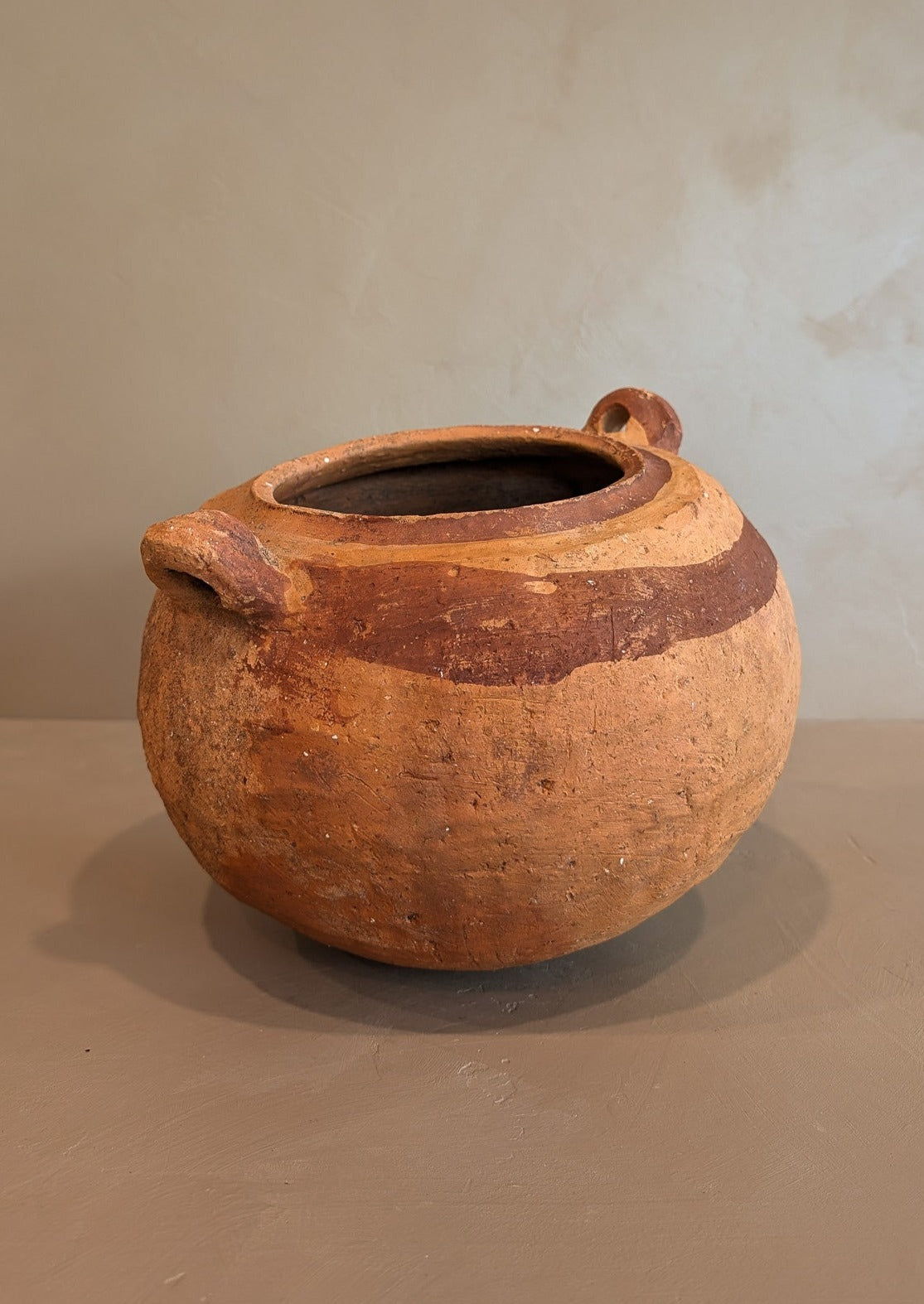 Handmade Colombian Clay Pot with Drainage Holes #5