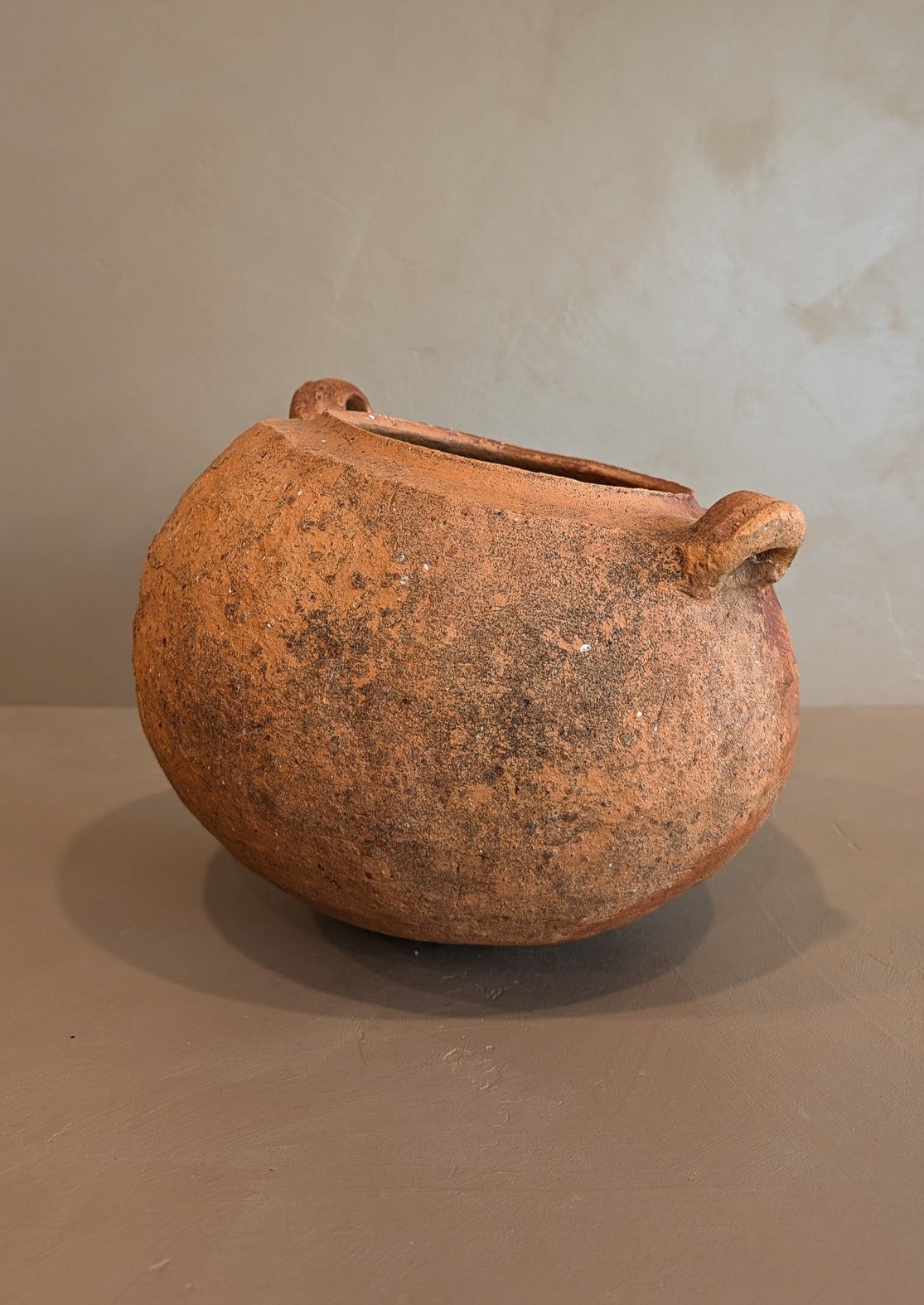 Handmade Colombian Clay Pot with Drainage Holes #5