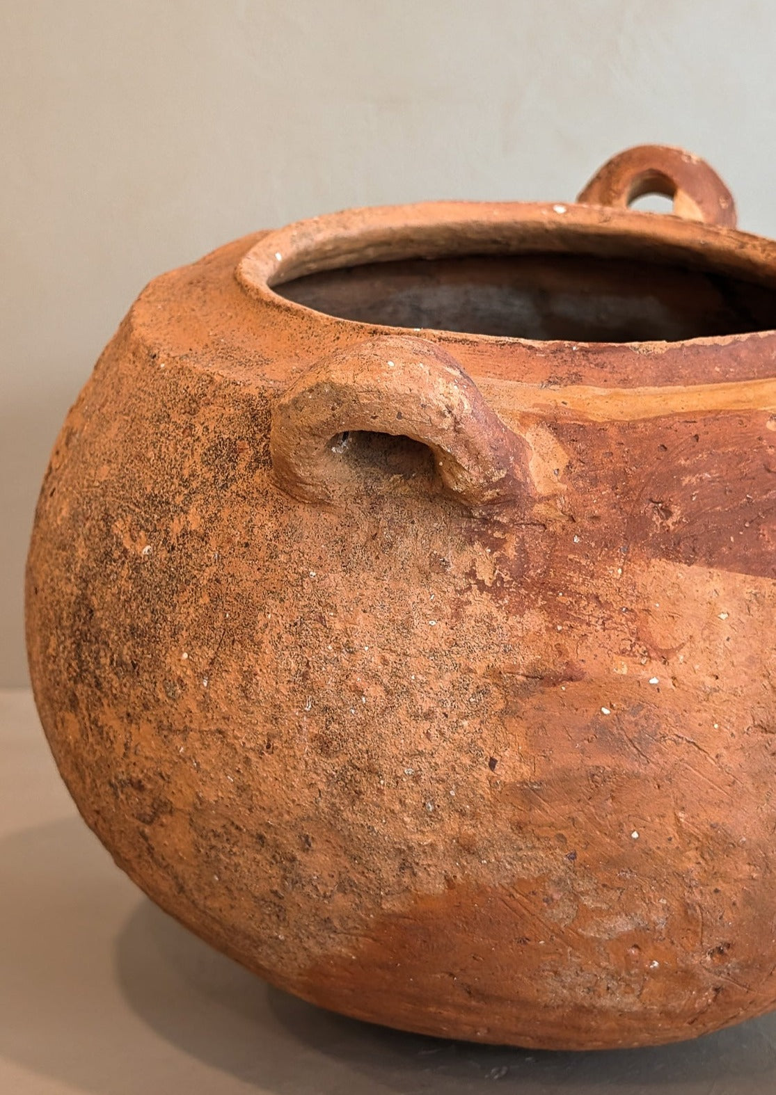 Handmade Colombian Clay Pot with Drainage Holes #5
