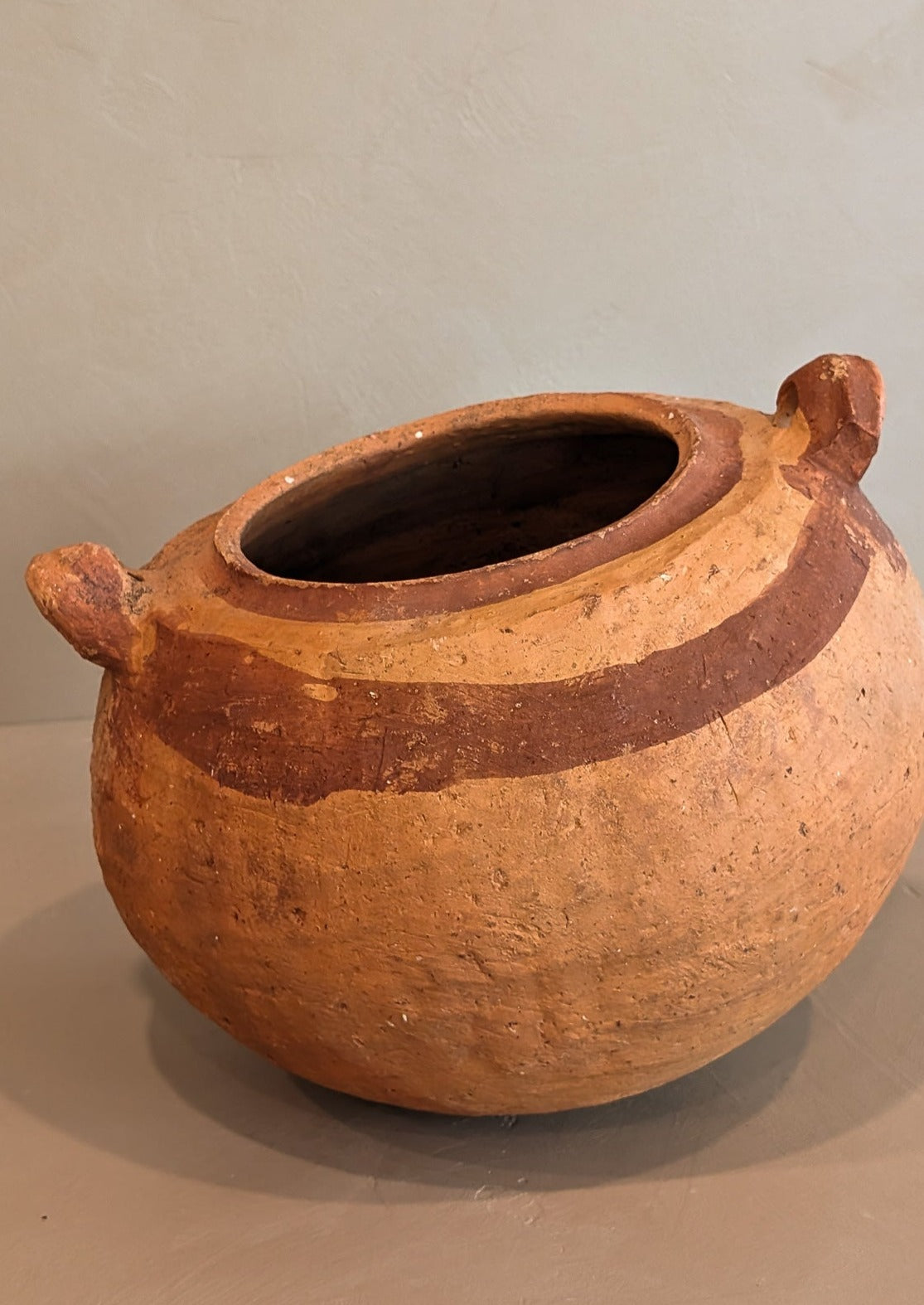 Handmade Colombian Clay Pot with Drainage Holes #5