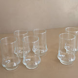 Vintage Clear Libbey Glasses - Short