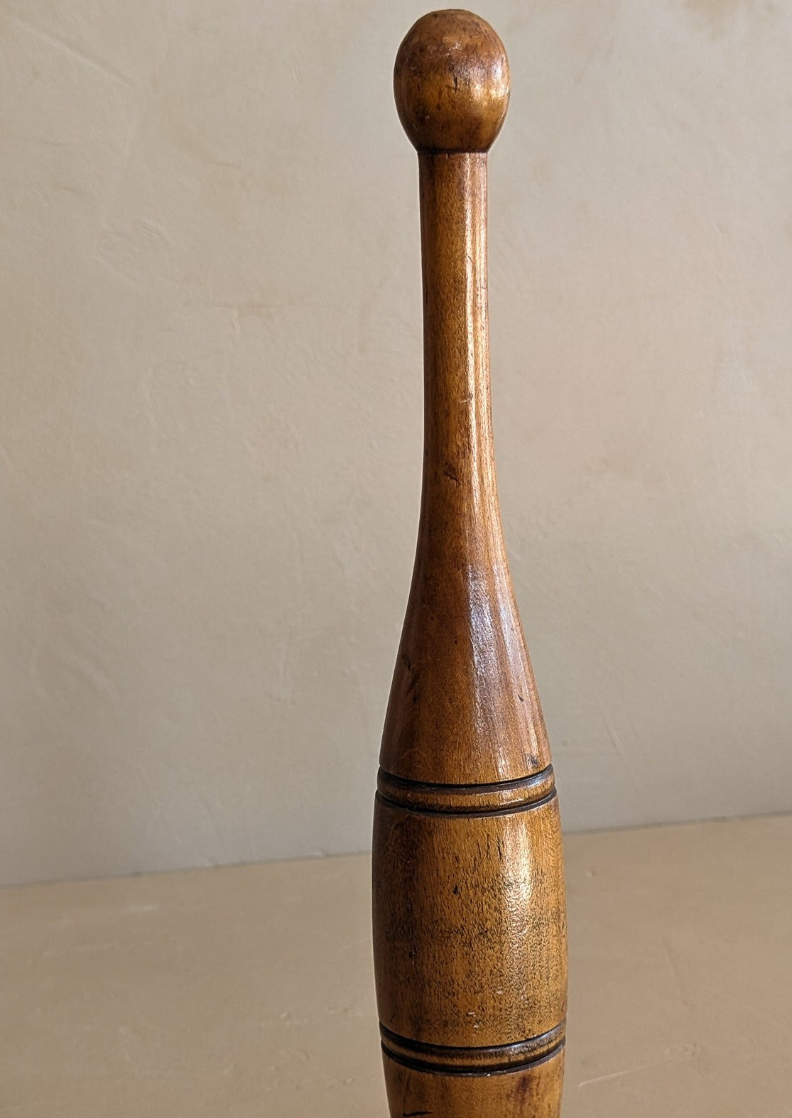Vintage Wooden Juggling Pin #3 - Medium