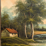 Signed Original Vintage Landscape Painting by Fiona