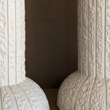 Large Vintage Textured Postmodern Plaster Lamp