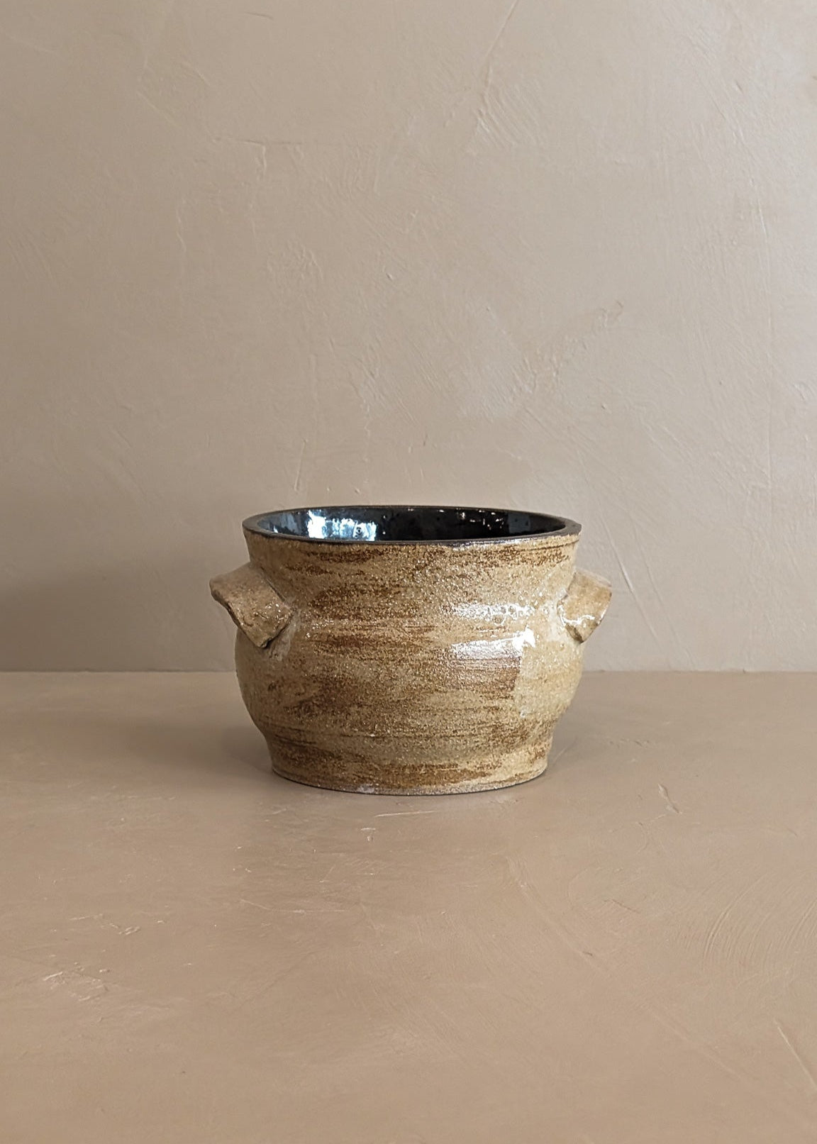 Handmade Handled Neutral Bowl/Vase